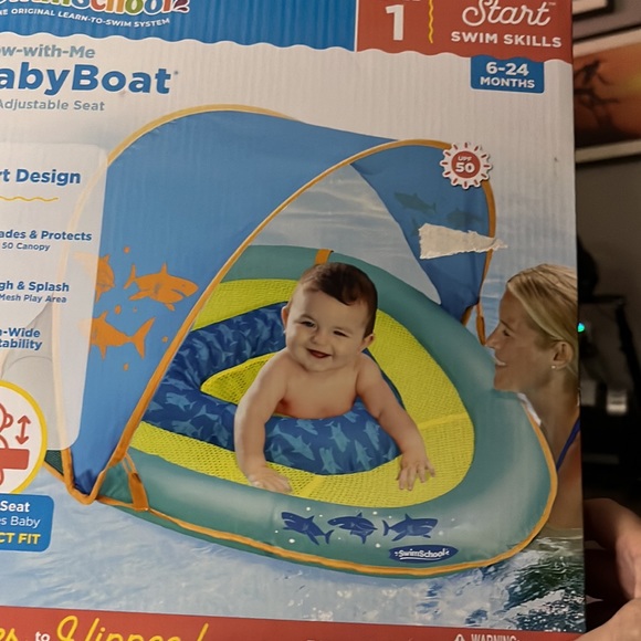 Swimschool Grow-With-Me Adjustable Seat Baby Boat - Picture 2 of 9